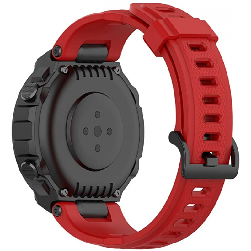 Ανταλλακτικό λουράκι QuickFit Softband Xiaomi Amazfit T-Rex 3 Red Ανταλλακτικό λουράκι QuickFit Softband Xiaomi Amazfit T-Rex 3 Red